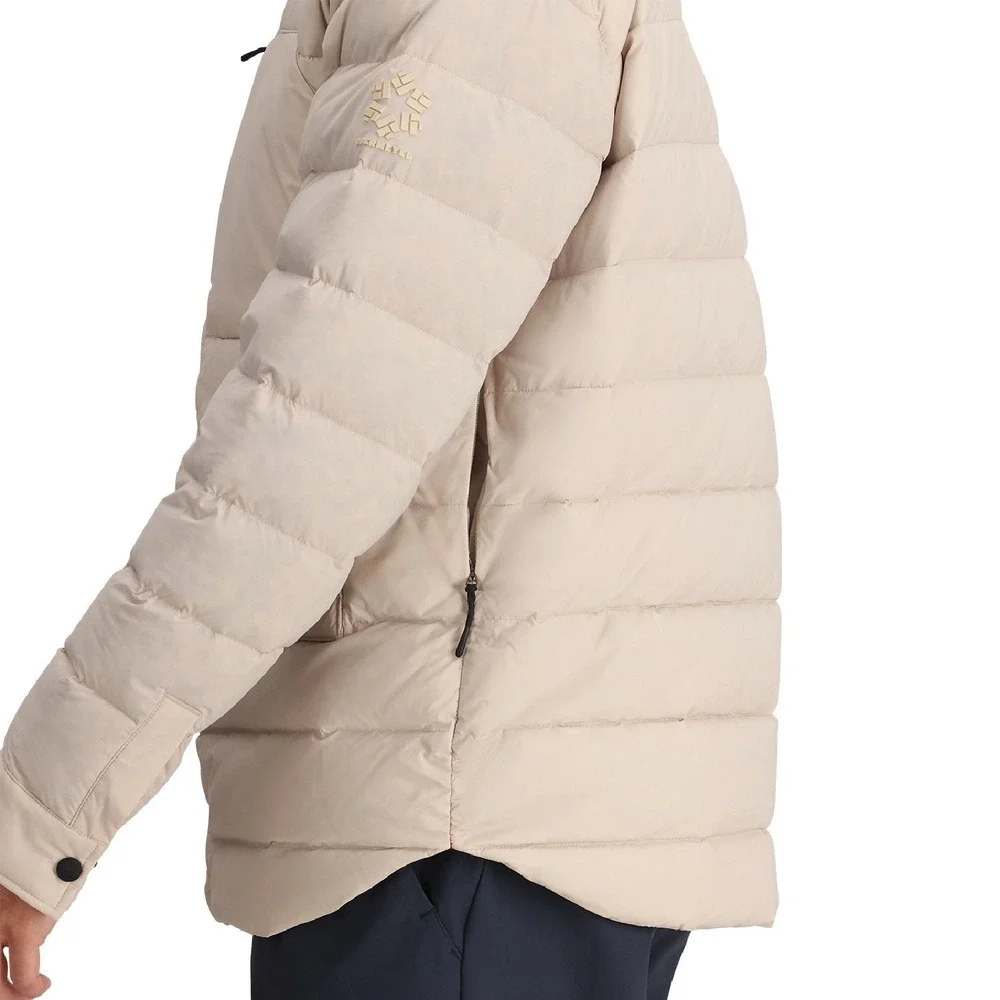 Obermeyer® (Men's LARGE) Explorer™ Down Shirt Jacket in Cement - $249